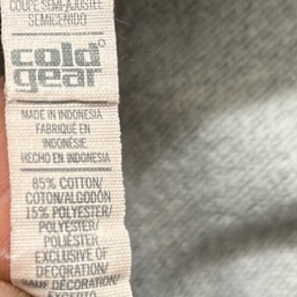 Under Armour Storm ColdGear Heather Gray Semi-Fitted Cropped Sweatpants Joggers - Picture 10 of 11